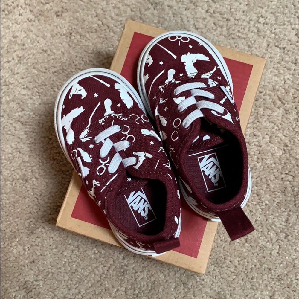 Harry Potter Maroon Toddler Vans